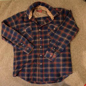 Vintage Men's Wool shirt, Allen Wickfield